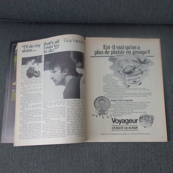 Official magazine of the Montreal Canadiens 1980 w/ Canadiens Pittsburgh Program - Picture 10 of 16